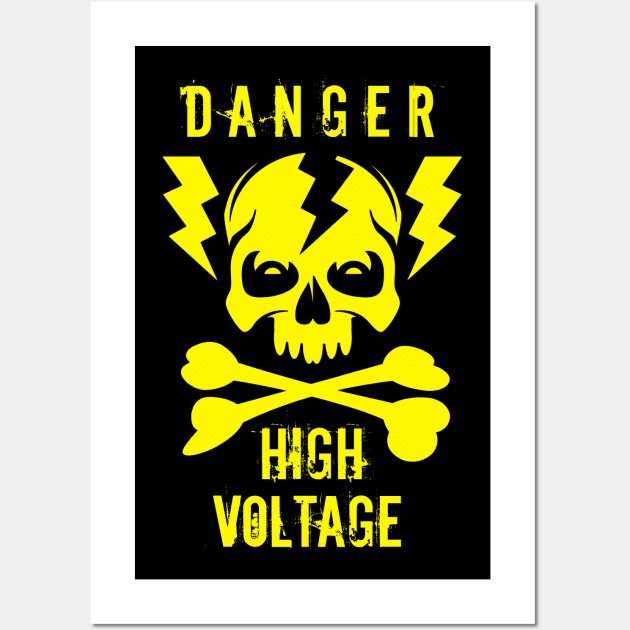 DANGER!   High Voltage Wall Art by Artizan
